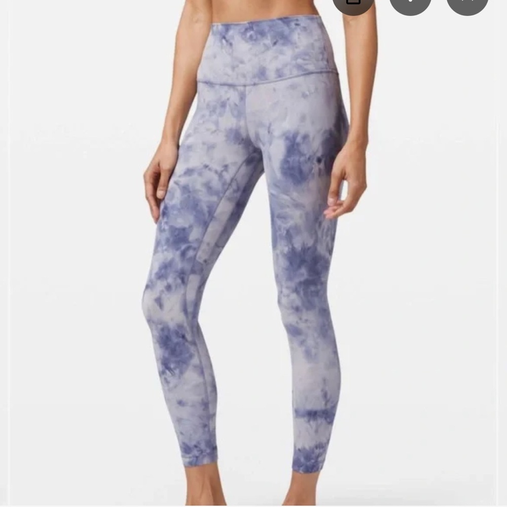 Lululemon Align Pant 25” - Diamond Dye Iced Iris Peri Purple 10